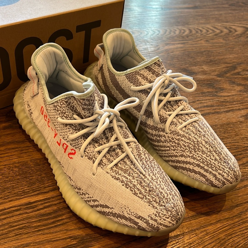 Yeezy Boost 350 V2 blue tint sneakers - Picture 3 of 14